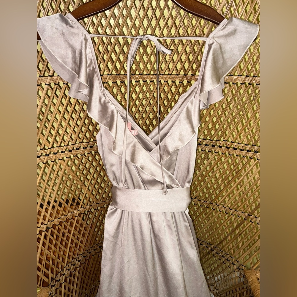 Show Me Your Mumu Samantha Ruffle Wrap Dress Size XS - Picture 7 of 16